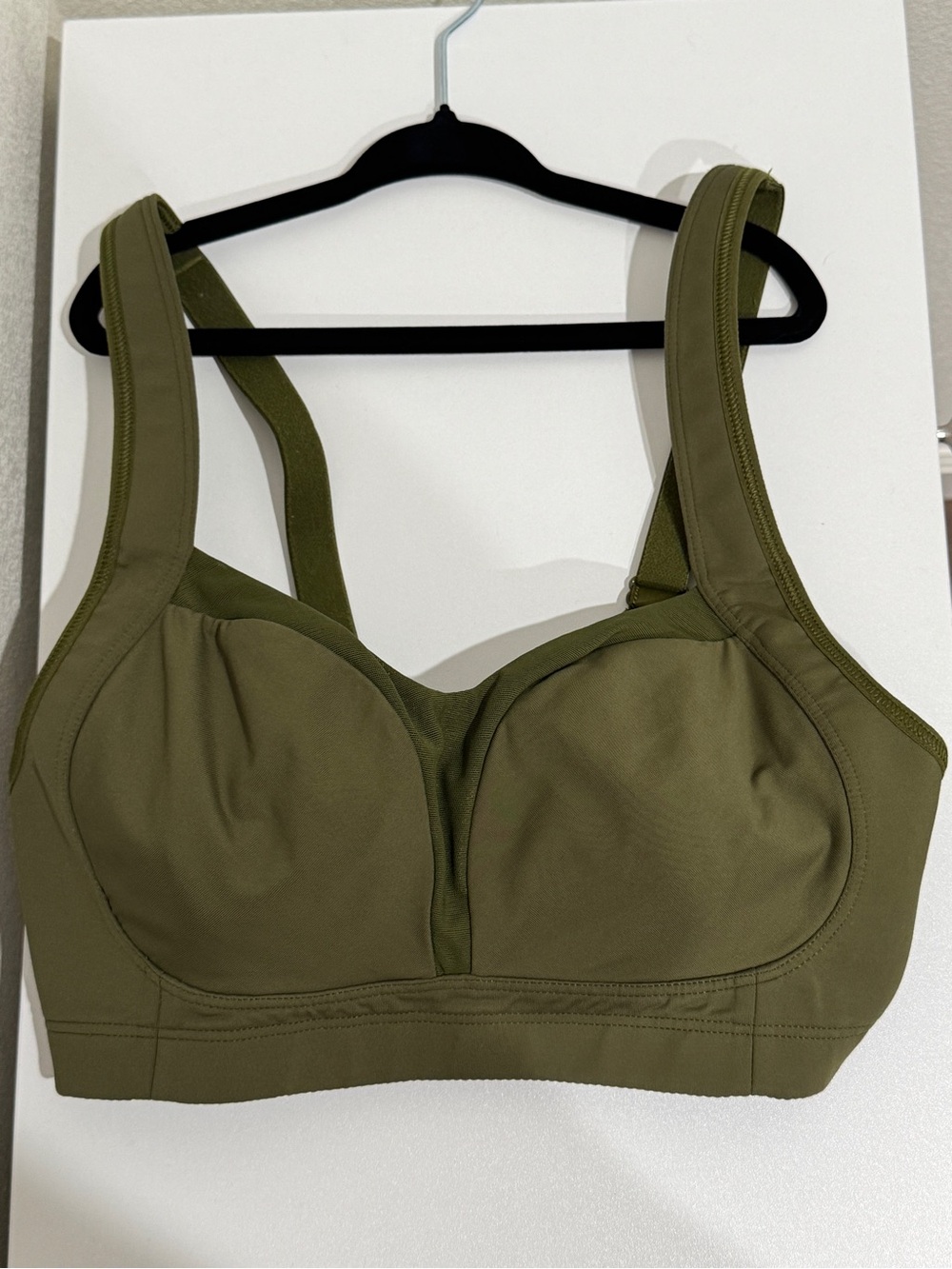 Lululemon - Olive Green Supportive Wireless sports bra